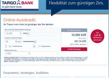 Targo Bank Autokredit